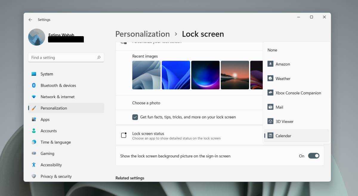 How to change the lock screen wallpaper in Windows 11