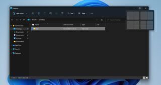 Snap layouts on Windows 11