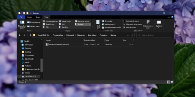 Windows 10 Startup Folder location