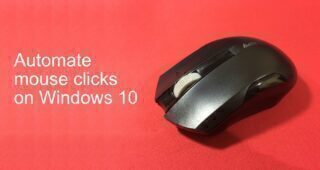 automate mouse clicks on Windows 10