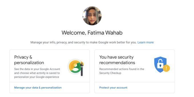 change google password