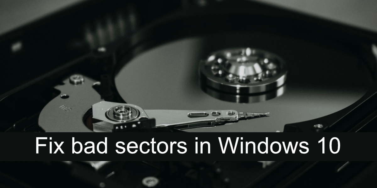 исправить плохие сектора в Windows 10