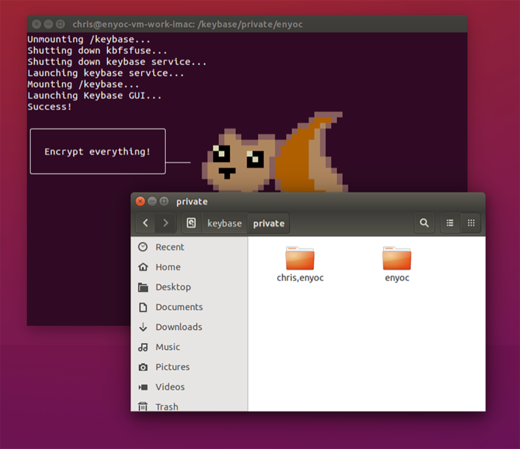 How to use Keybase to encrypt files on Linux