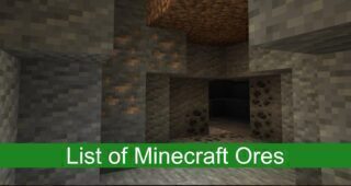 list of Minecraft Ores