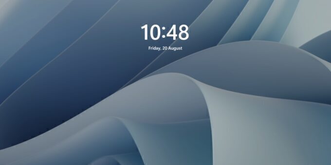 lock screen wallpaper in Windows 11