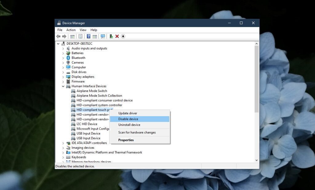 How to fix touchpad click not working on Windows 10