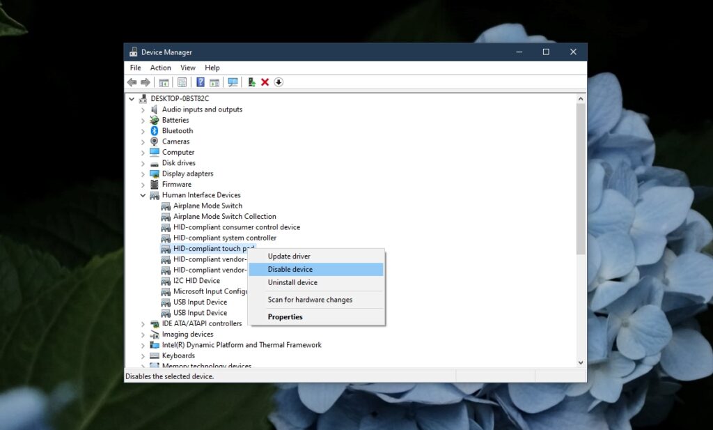 How to fix touchpad click not working on Windows 10