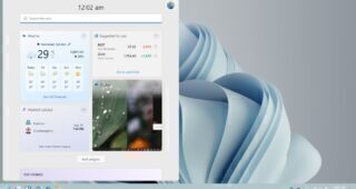widgets on Windows 11