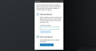 Windows 10 Quick Assist