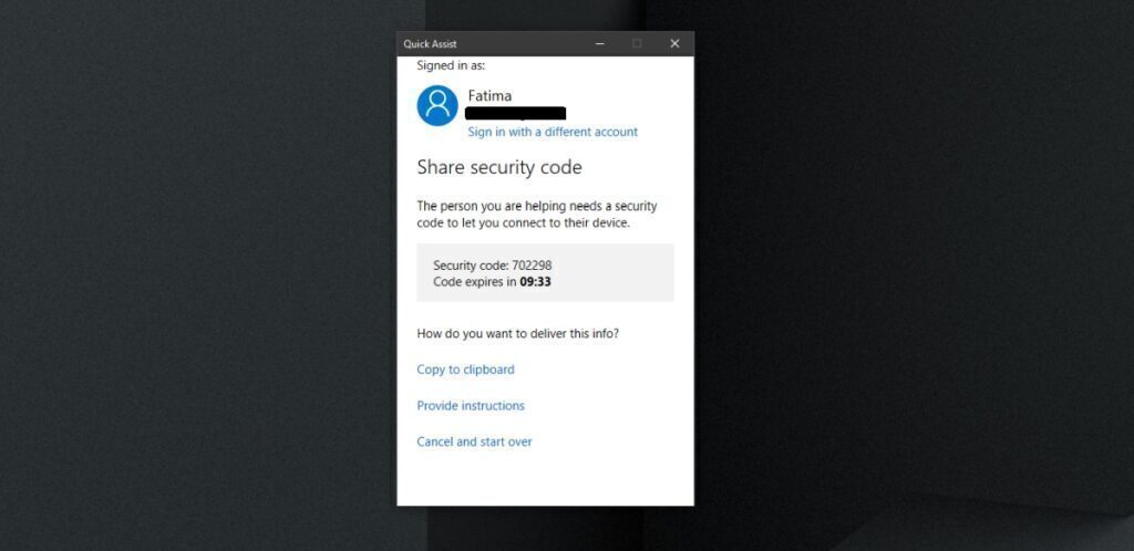 How to set up and use the Windows 10 Quick Assist tool