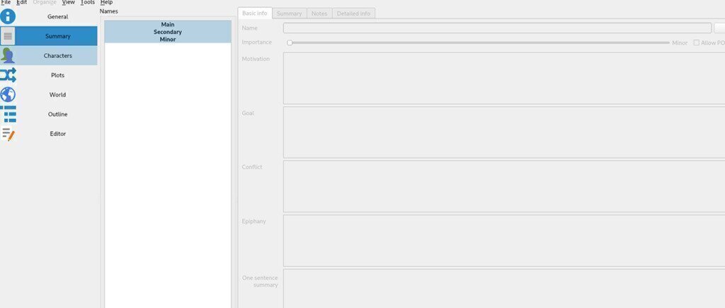 Use Manuskript to organize your writing projects on Linux