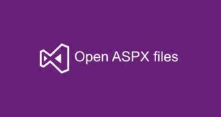 open ASPX files
