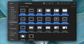 select files macos