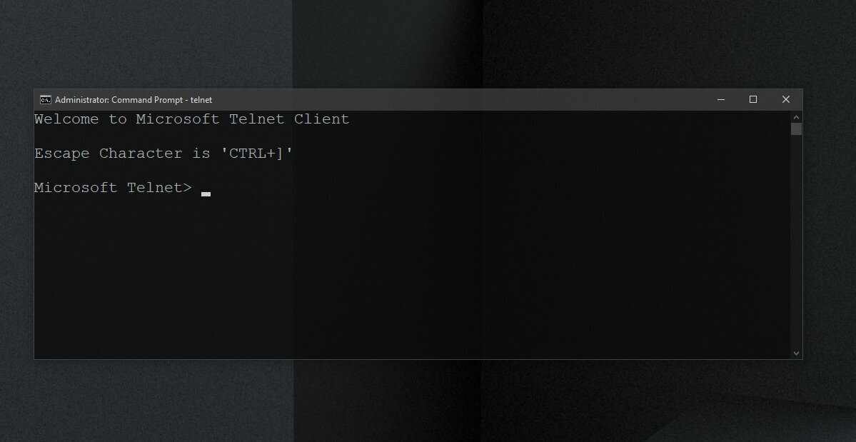 telnet