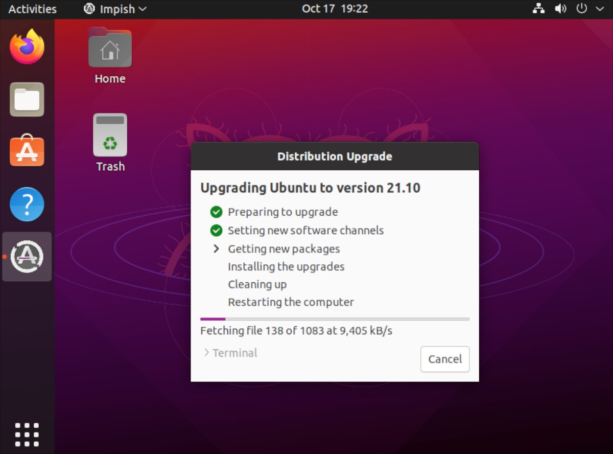 2110 upgrader - Come eseguire l’aggiornamento a Ubuntu 21.10