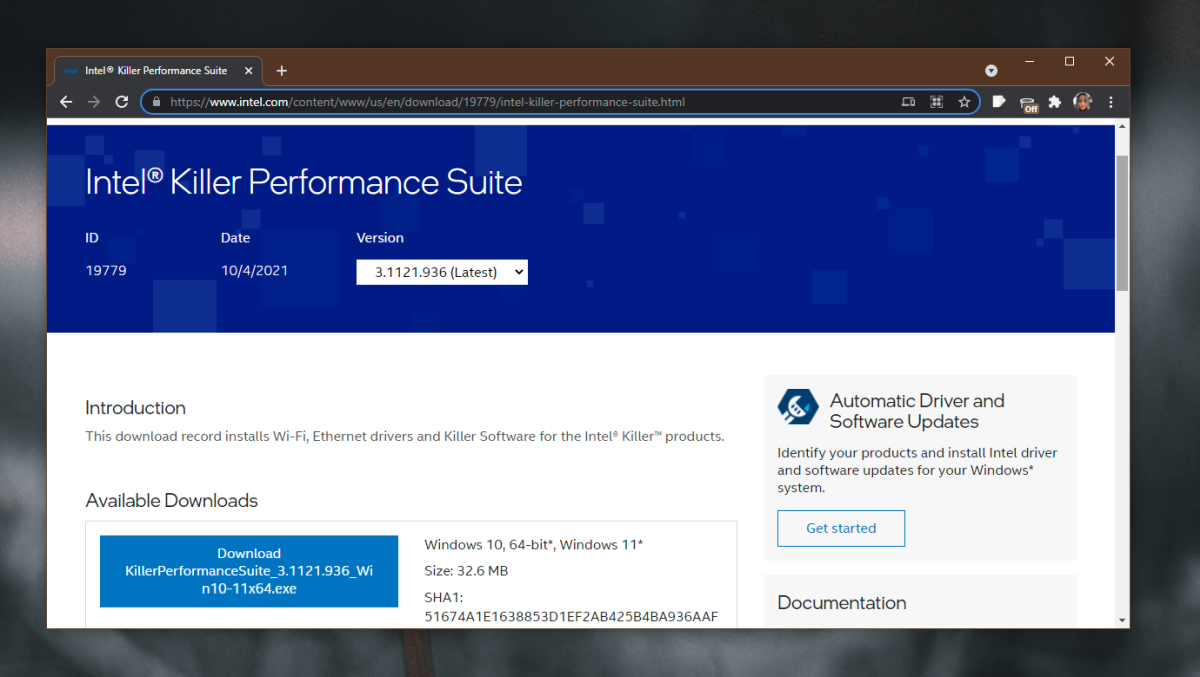 where to install killer network drivers where to install killer network drivers