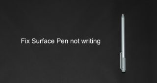 Surface Pen not writing