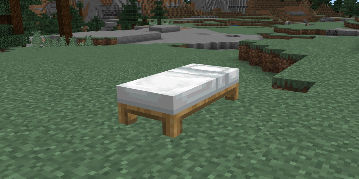 letto a Minecraft