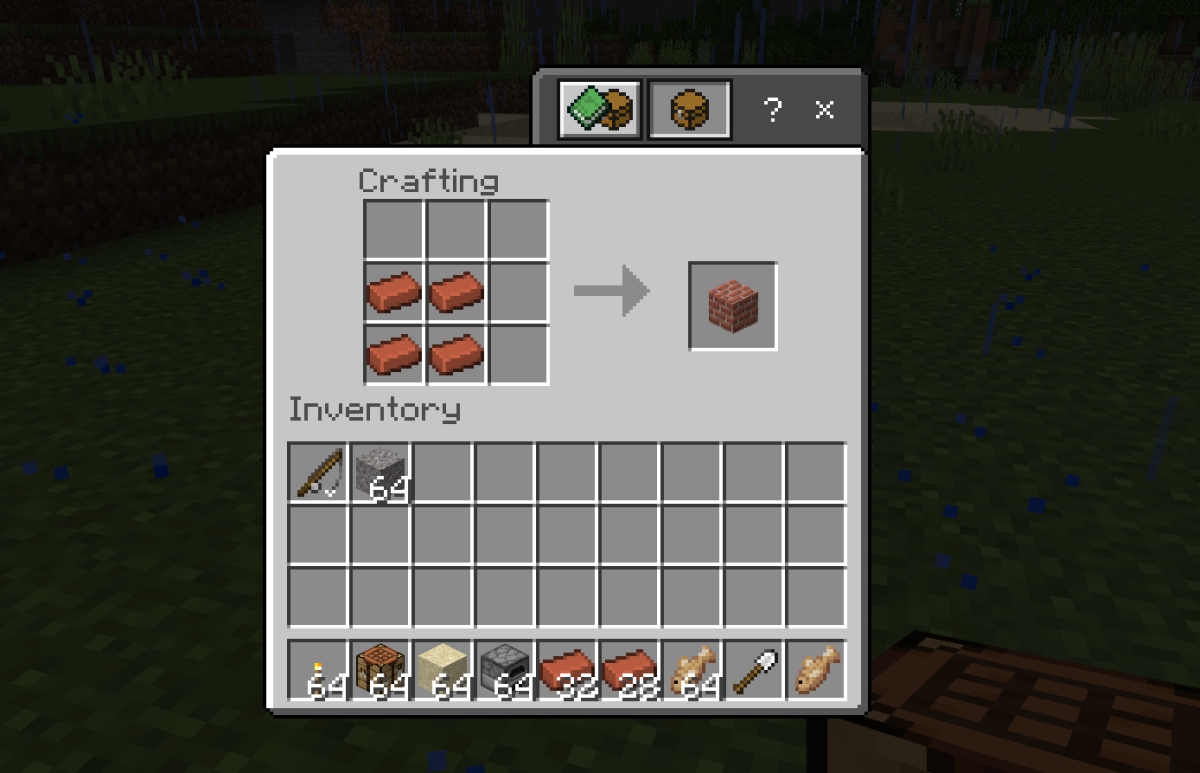 How to make bricks in Minecraft