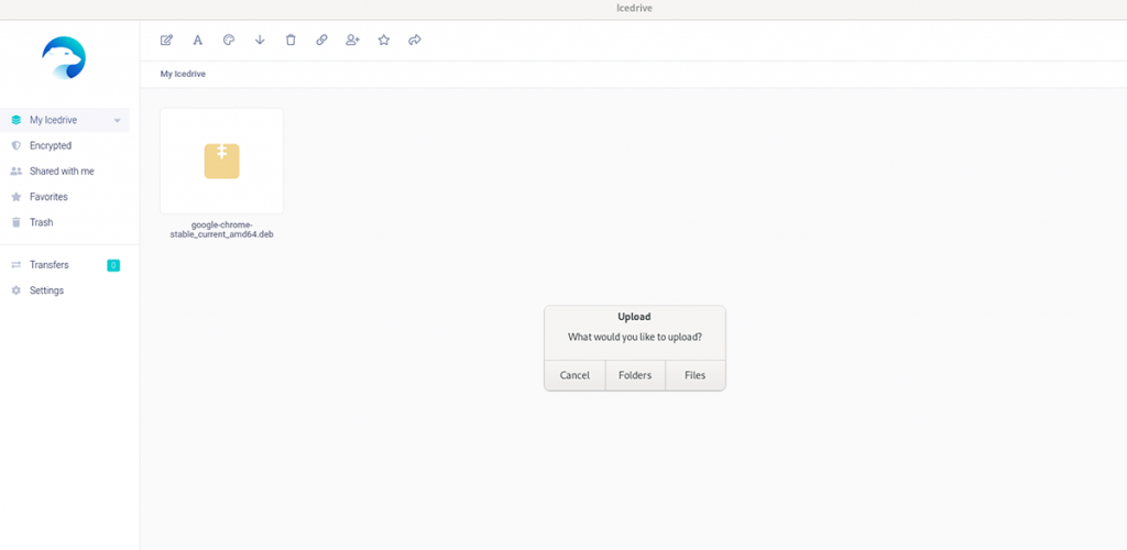 How to store files on the cloud for free with Ice Drive on Linux