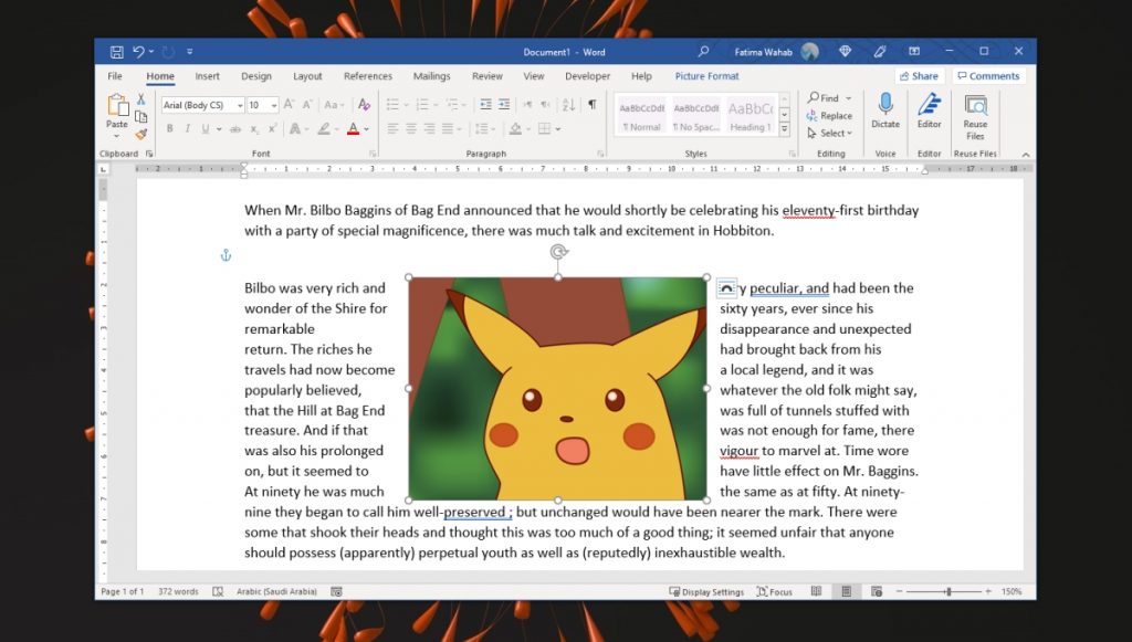  how to move pictures in microsoft word 
