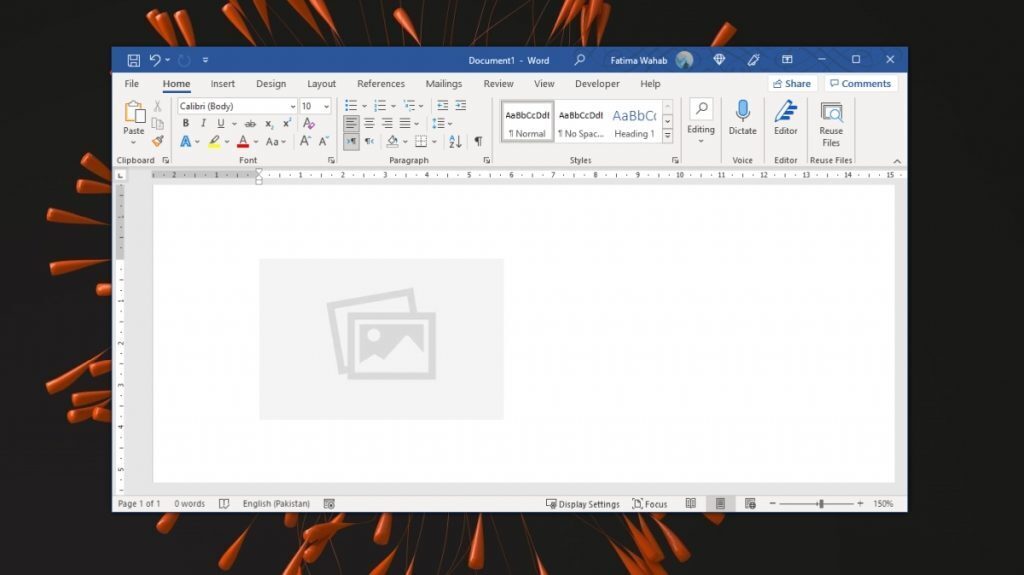 How to move pictures in Microsoft Word