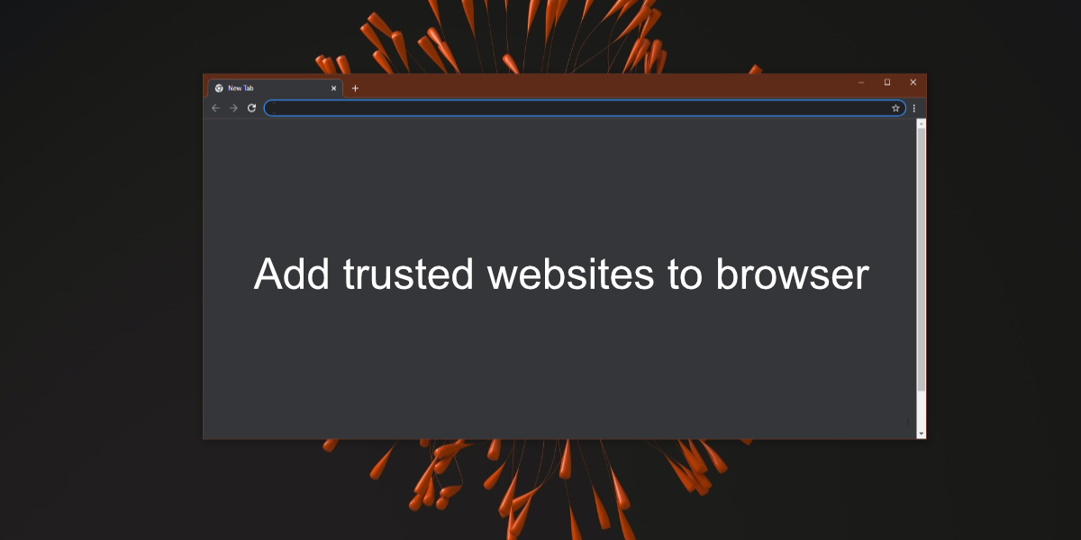 browser di siti Web affidabili