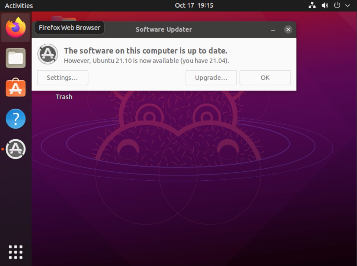 ubuntu 2110 upgrade button - Come eseguire l’aggiornamento a Ubuntu 21.10