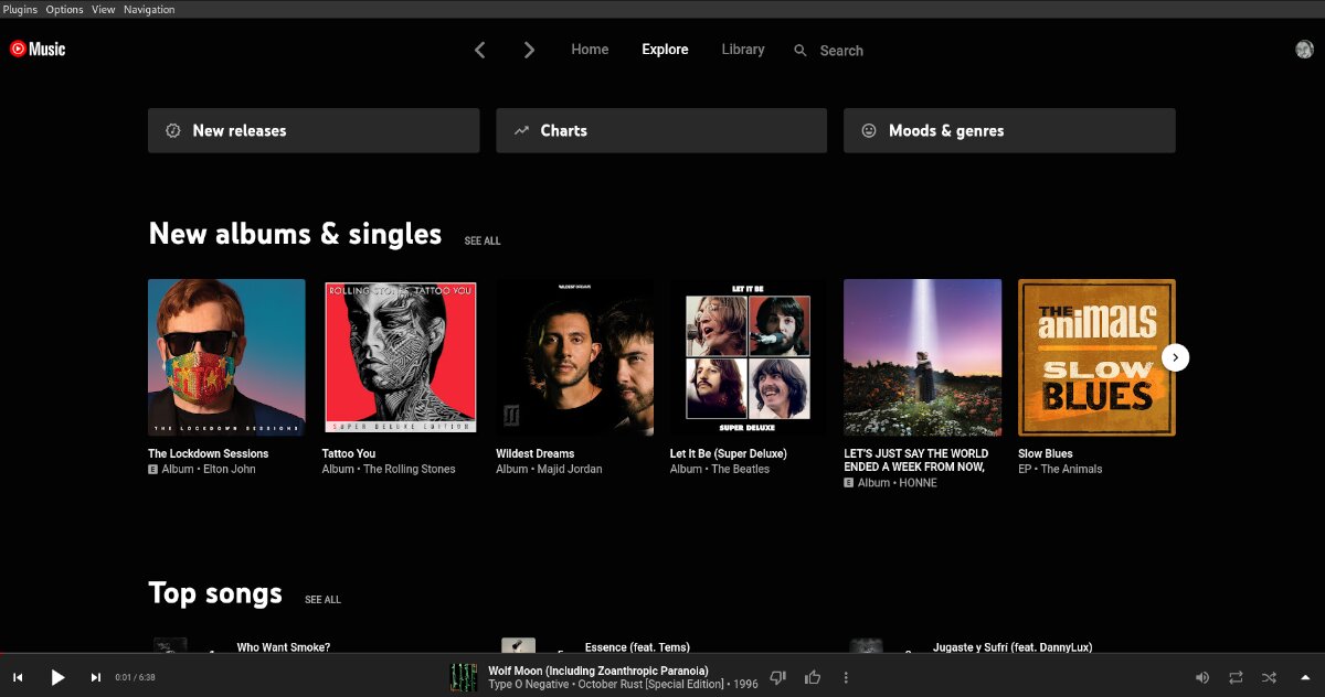 So verwenden Sie YouTube Music auf dem Linux-Desktop - youtube music