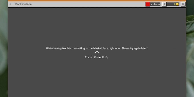 Minecraft marketplace not working