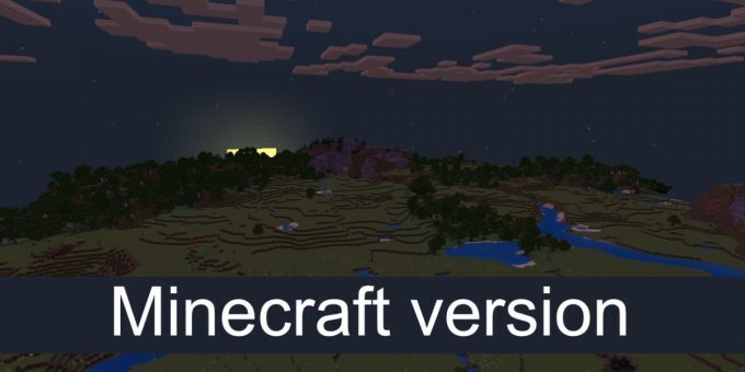 Minecraft version