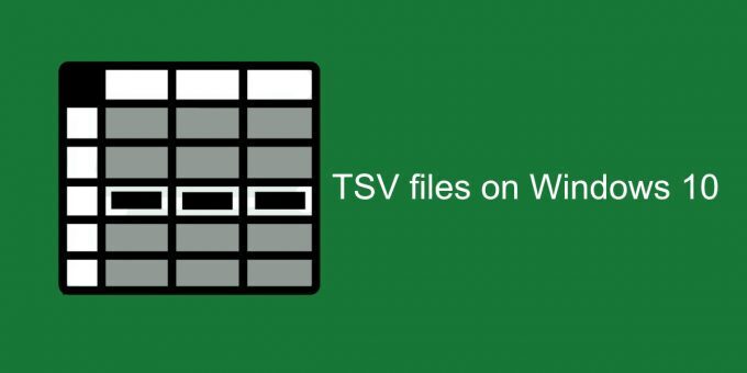 open TSV files on Windows 10