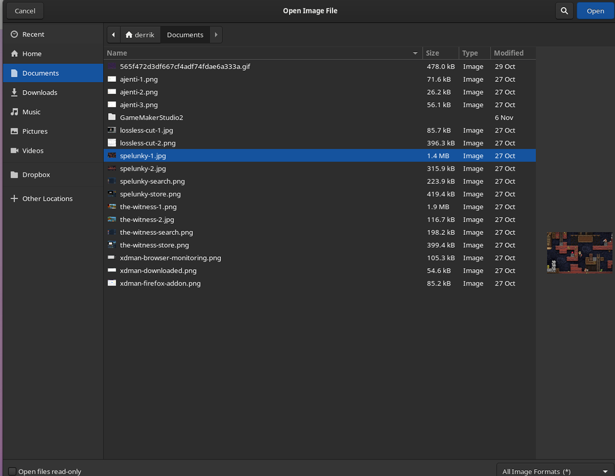 annotator open spelunky - Come annotare le immagini su Linux con Annotator