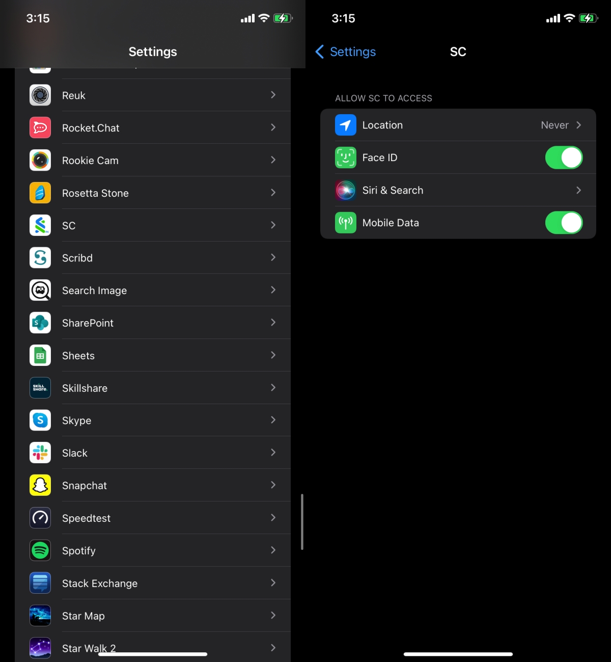 So beheben Sie den Fehler Face ID is not available unter iOS - app face id permissions