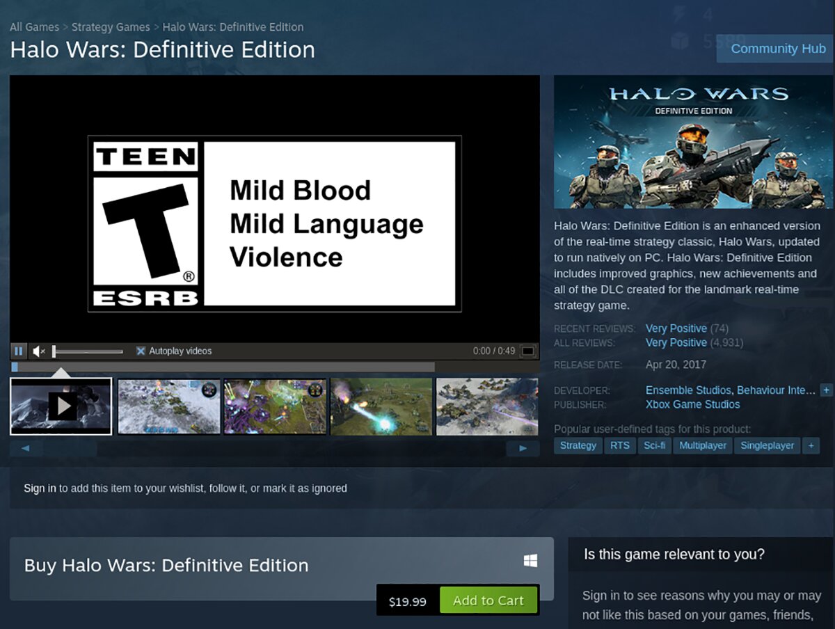halo wars store - Come giocare a Halo Wars: Definitive Edition su Linux