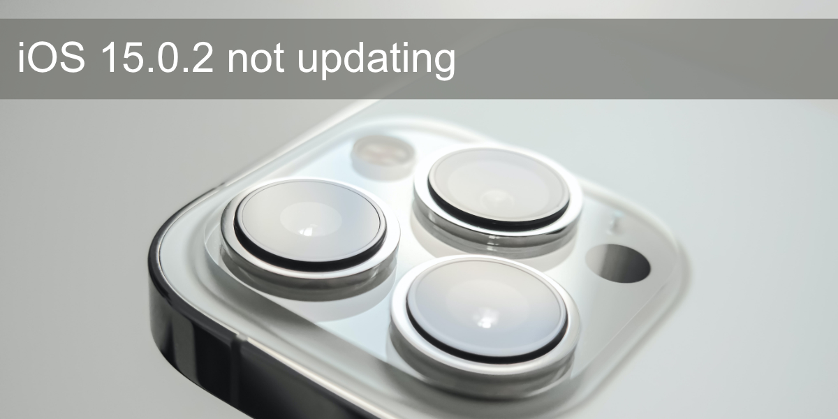 iOS 15.0.2 не обновляется