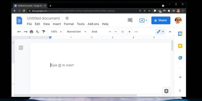 margins in Google Docs