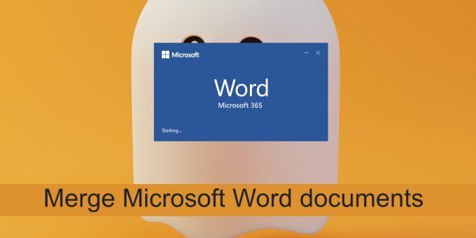 merge Microsoft Word documents