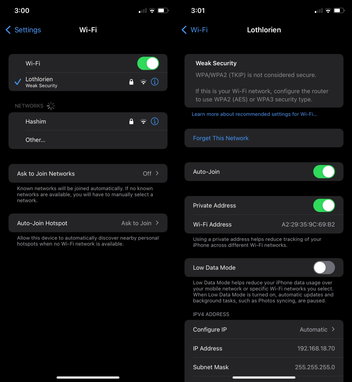 rejoin network - Come risolvere i problemi Wi-Fi con iOS 15