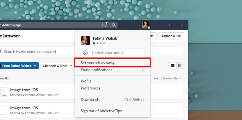 How To Set A Slack Status