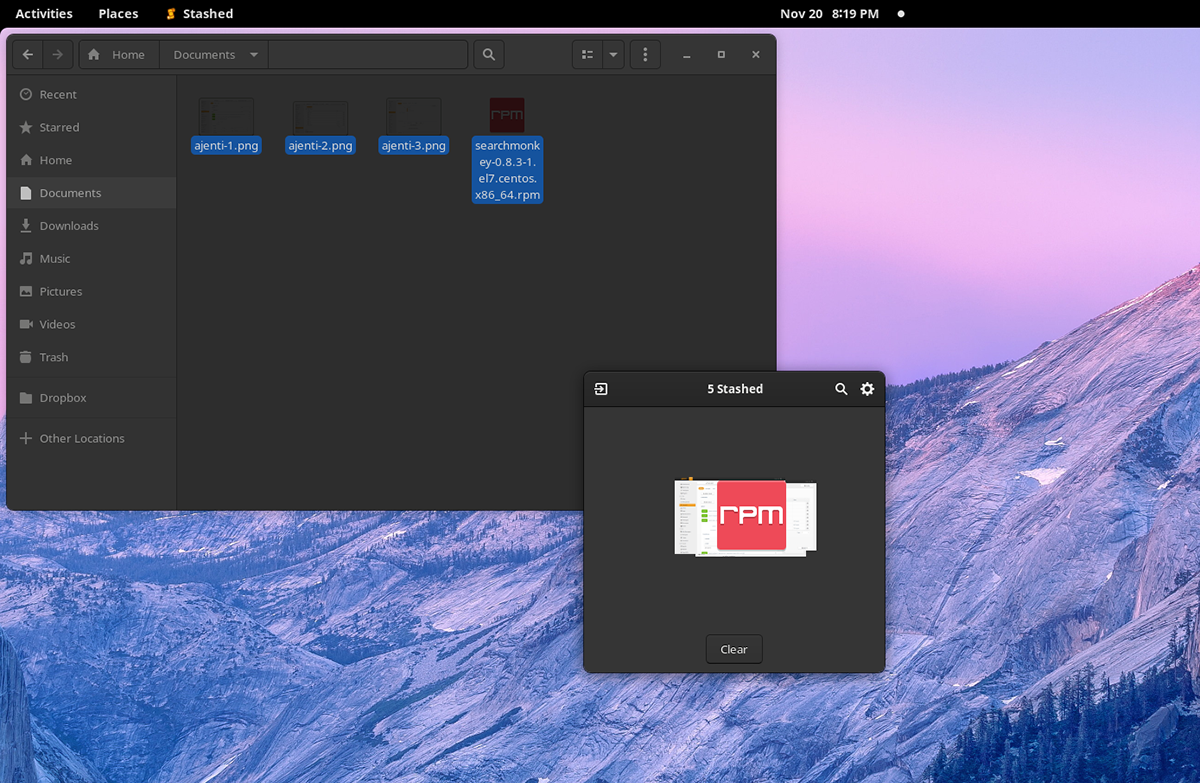 stash copy - Come riporre i tuoi file per dopo su Linux con Stashed
