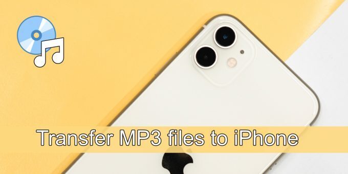 transfer MP3 files to iPhone