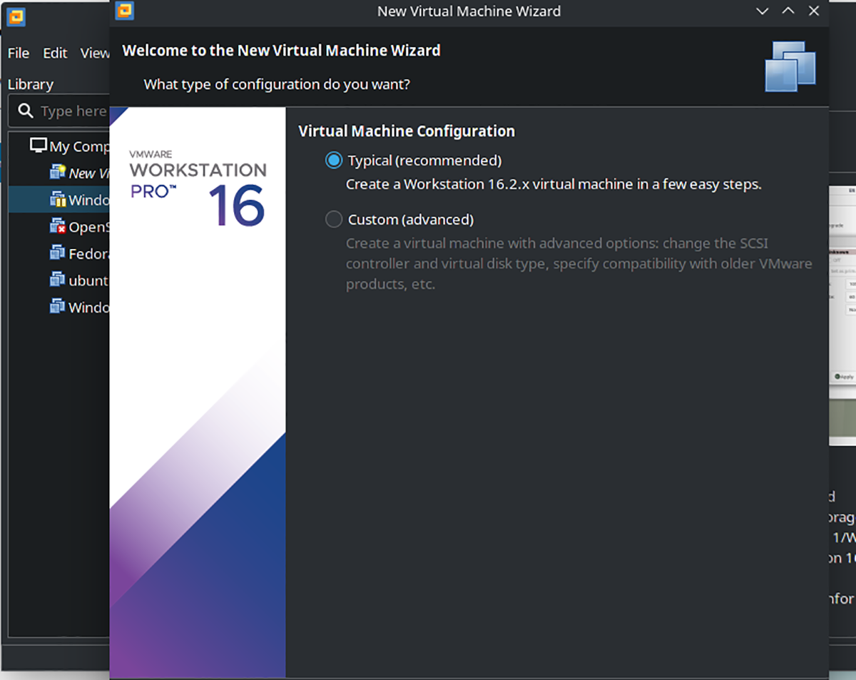 vmware typical - Come eseguire Windows 11 su Linux in VMWare Workstation