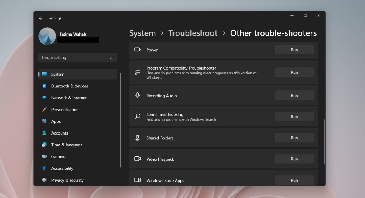 win search troubleshooter - Cosa fare se il menu di ricerca non funziona in Windows 11