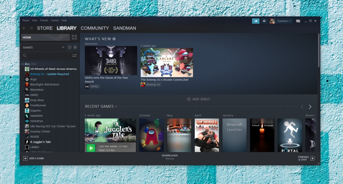 Tasti Steam