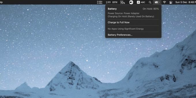 charging on hold on Macbook