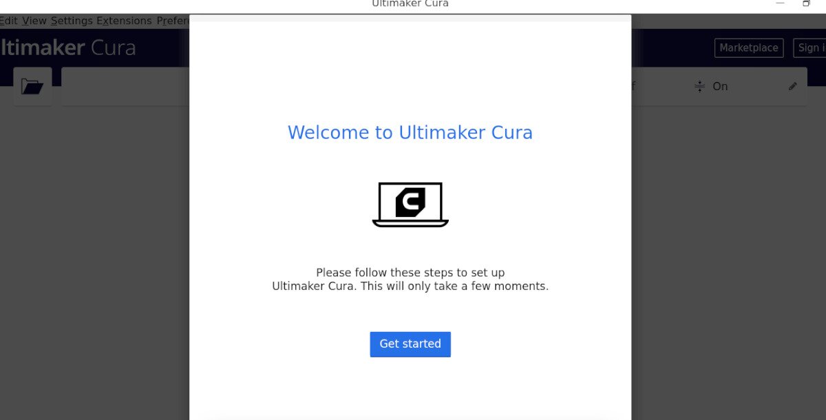 How to prepare a 3D model for printing on Linux with Cura