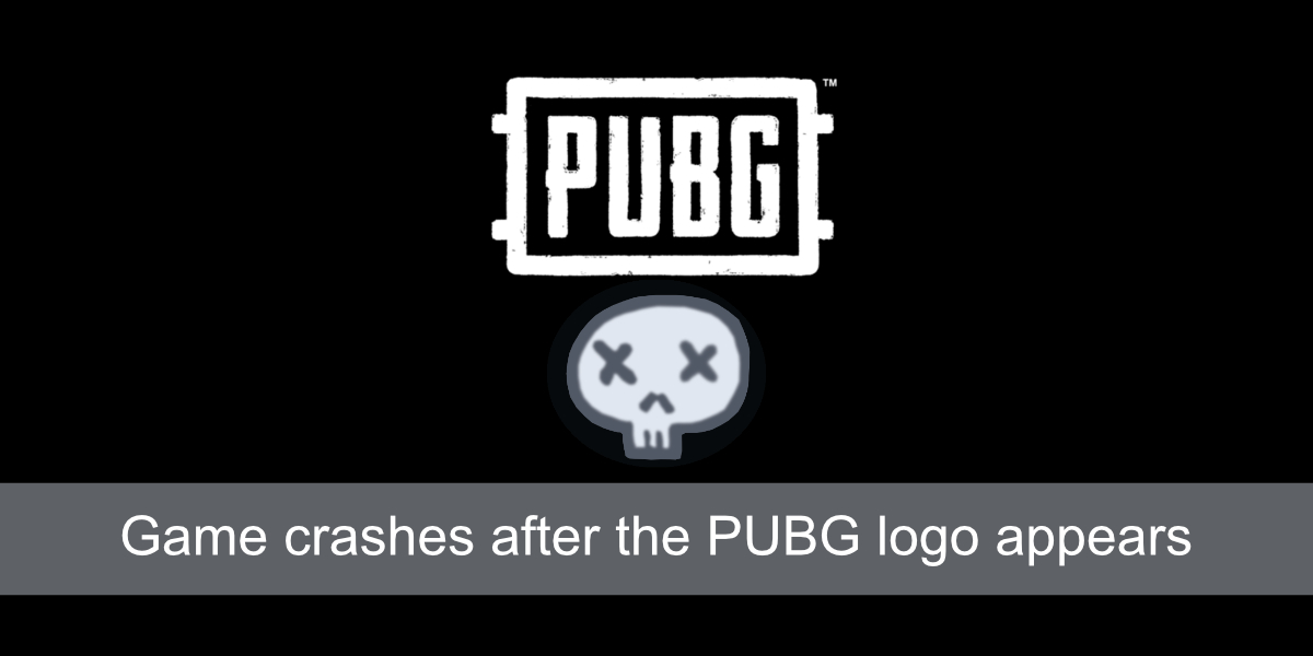 il gioco si arresta in modo anomalo dopo la comparsa del logo PUBG