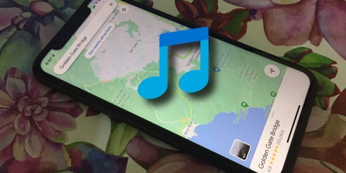 google maps music