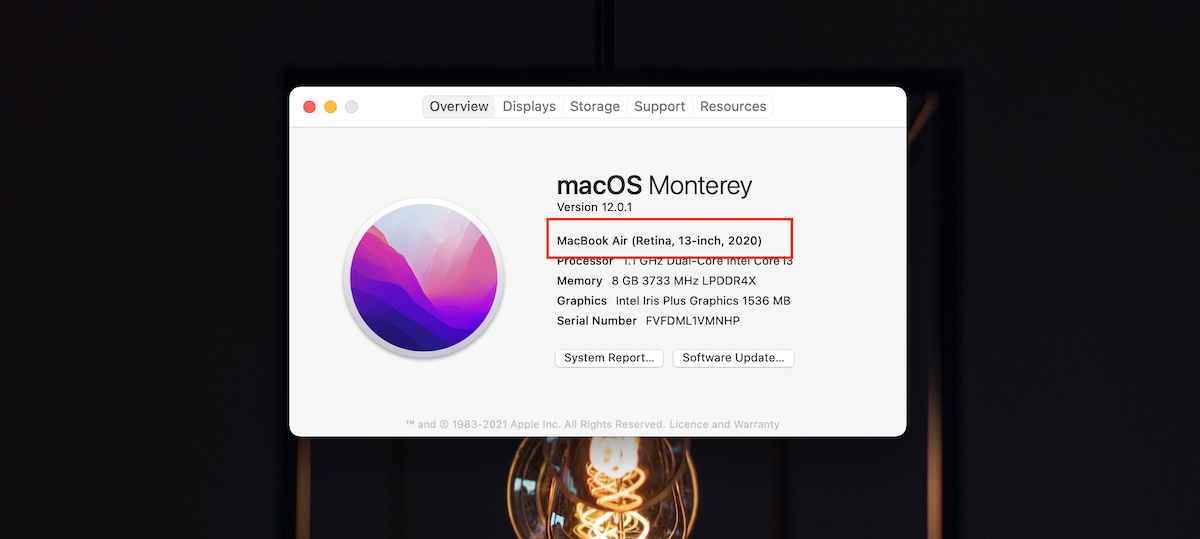 identify mac model